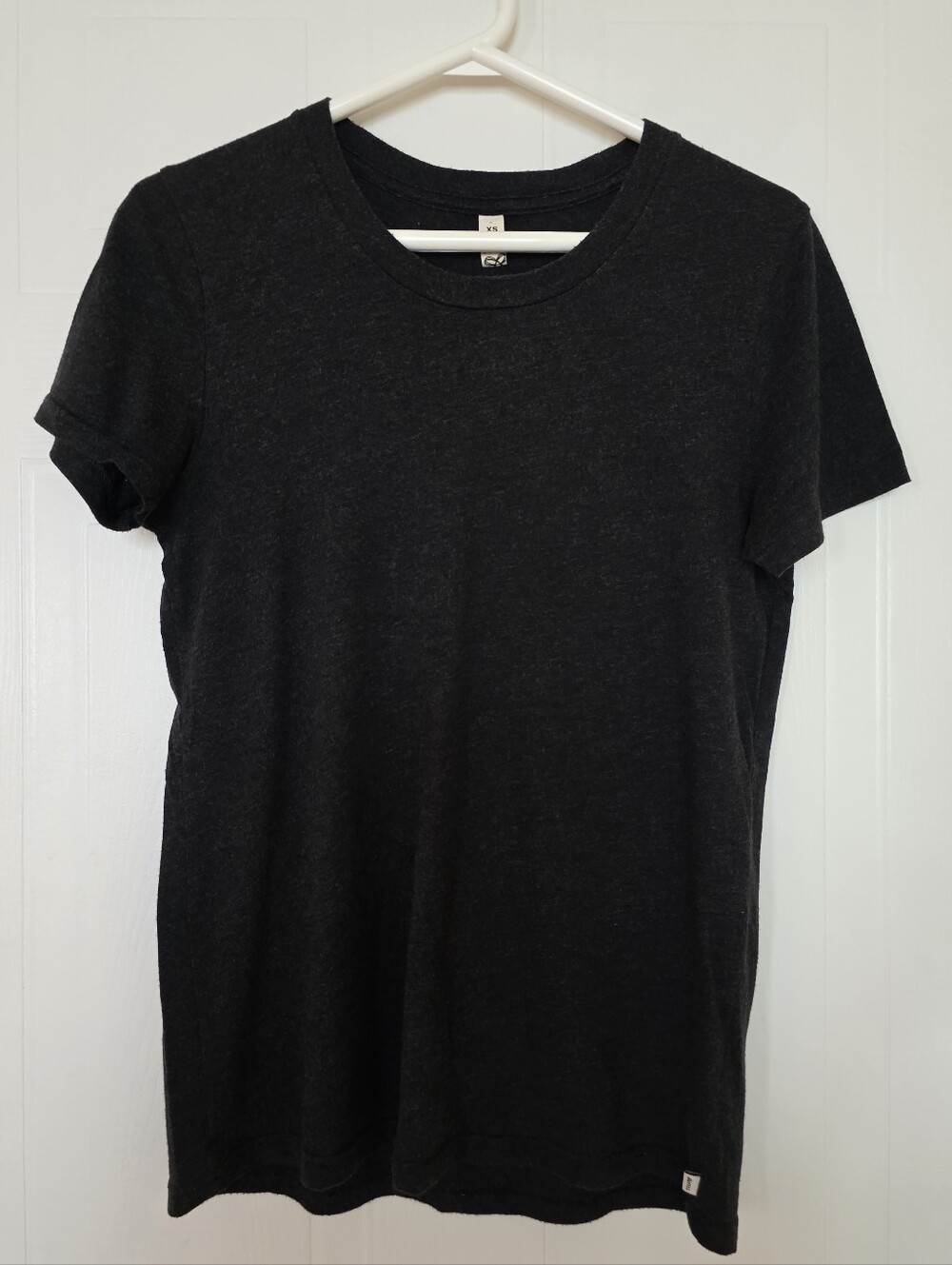 TNA Short Sleeve Crewneck Tee, Dark Gray, XS